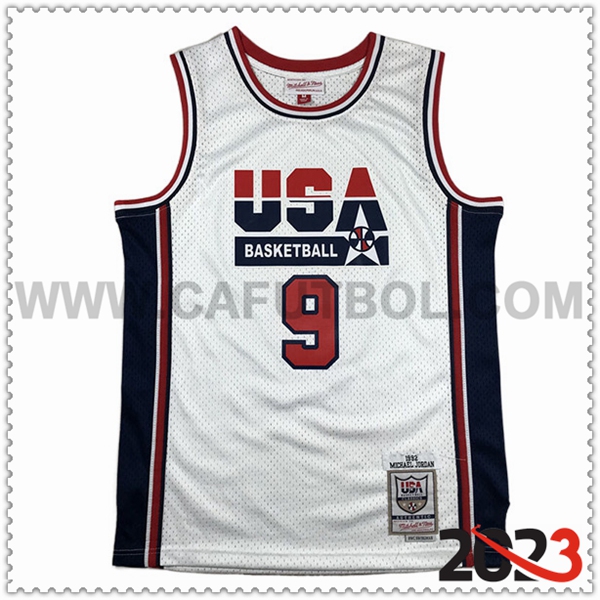 Camisetas USA (JOPDAN #9) 2023/24 Blanco