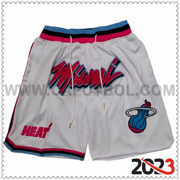 Cortos NBA Miami Heat 2023/24 Blanco