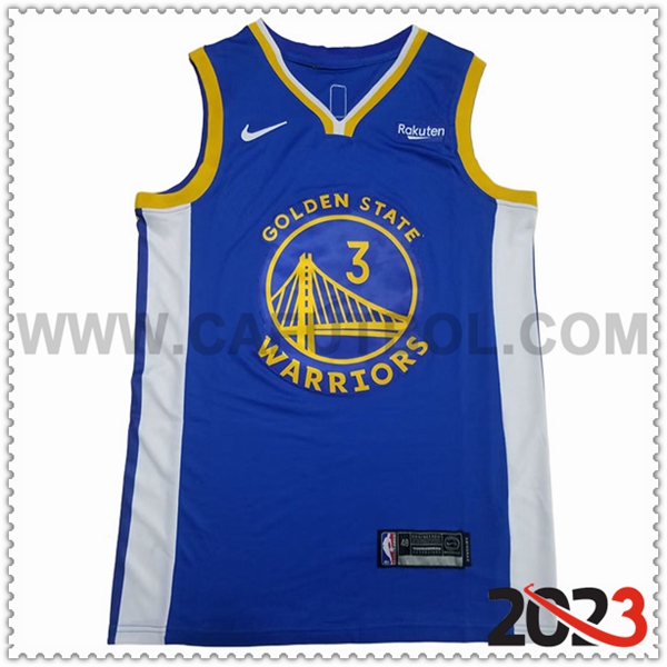 Camisetas Golden State Warriors (PAUL #3) 2023/24 Azul -02