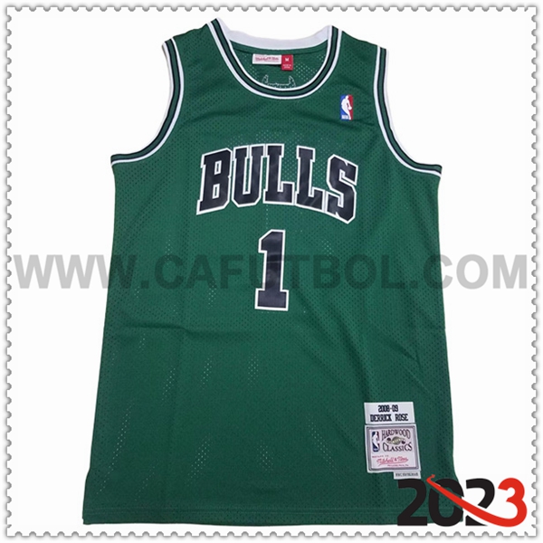 Camisetas Chicago Bulls (Rosa #1) 2023/24 Verde