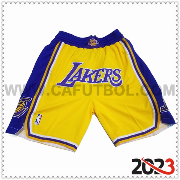 Cortos NBA Los Angeles Lakers 2023/24 Azul/Amarillo