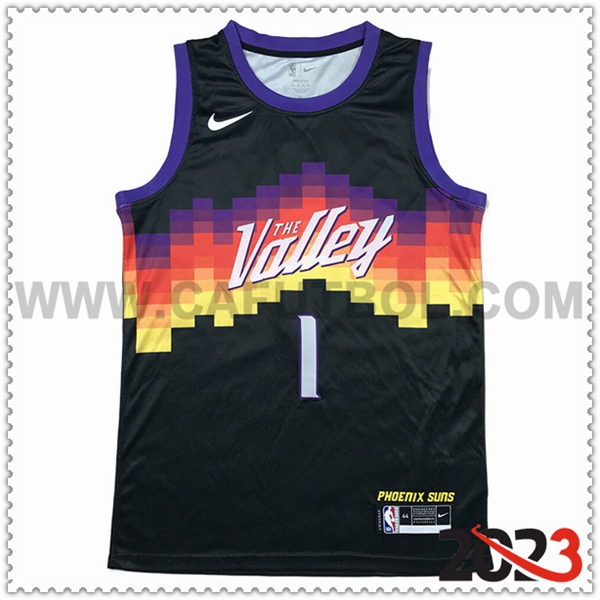 Camisetas Phoenix Suns (BOOKER #1) 2023/24 Negro