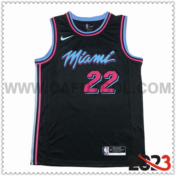 Camisetas Miami Heat (BUTLER #22) 2023/24 Negro -04