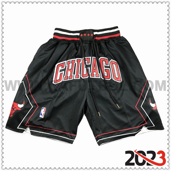 Cortos NBA Chicago Bulls 2023/24 Negro