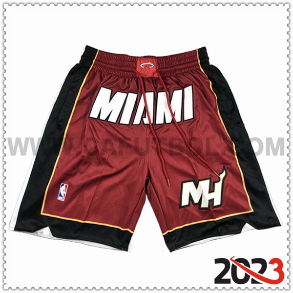 Cortos NBA Miami Heat 2023/24 Rojo