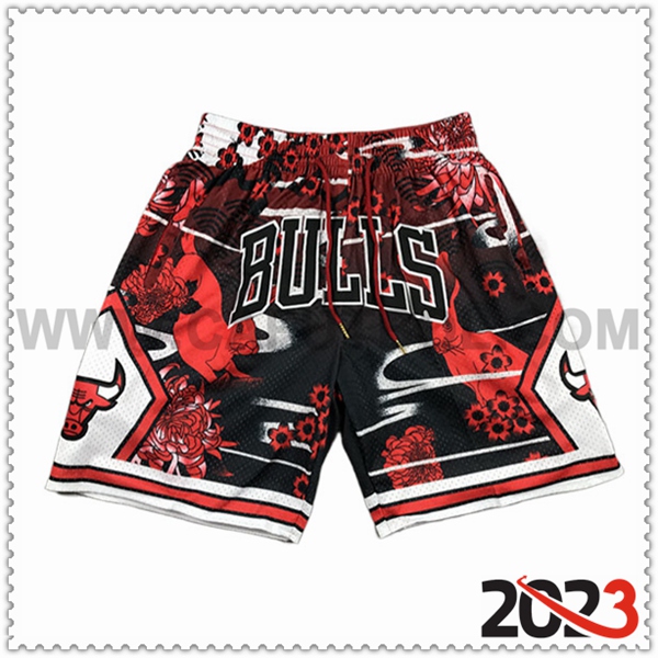 Cortos NBA Chicago Bulls 2023/24 Rojo