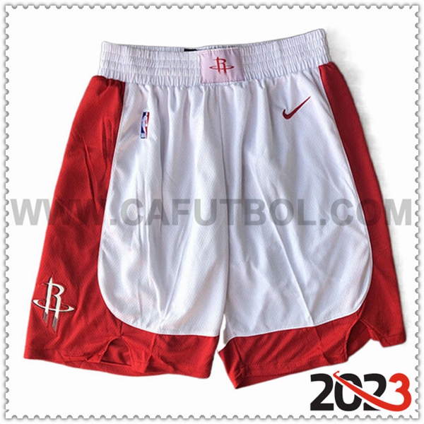 Cortos NBA Houston Rockets 2023/24 Rojo/Blanco