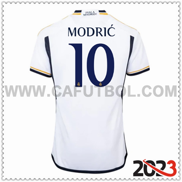 Primera Camiseta Futbol Real Madrid MODRIC #10 2023 2024