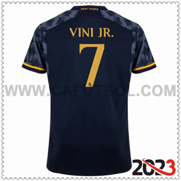 Segunda Camiseta Futbol Real Madrid VINI JR. #7 2023 2024