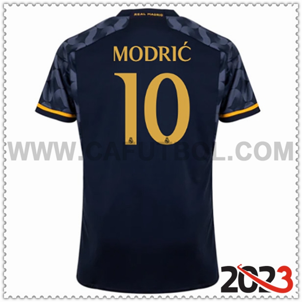 Segunda Camiseta Futbol Real Madrid MODRIC #10 2023 2024