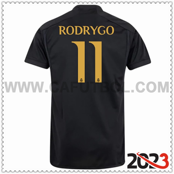 Tercera Camiseta Futbol Real Madrid RODRYGO #11 2023 2024