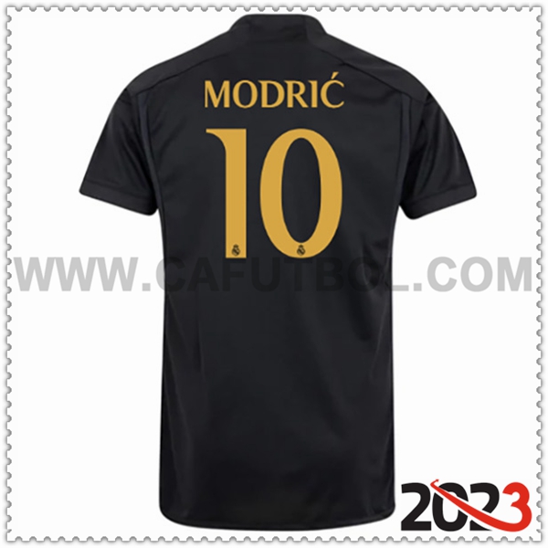 Tercera Camiseta Futbol Real Madrid MODRIC #10 2023 2024