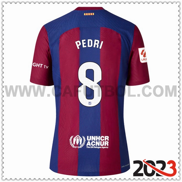 Primera Camiseta Futbol FC Barcelona PEDRI #8 2023 2024