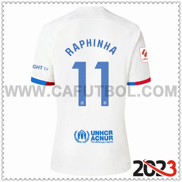 Segunda Camiseta Futbol FC Barcelona RAPHINHA #11 2023 2024