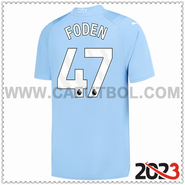 Primera Camiseta Futbol Manchester City FODEN #47 2023 2024