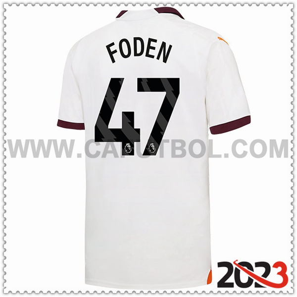 Segunda Camiseta Futbol Manchester City FODEN #47 2023 2024