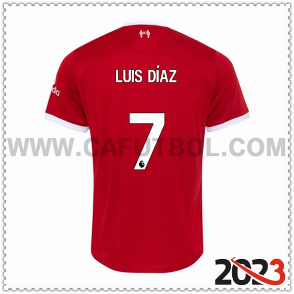 Primera Camiseta Futbol FC Liverpool LUIS DÍAZ #7 2023 2024