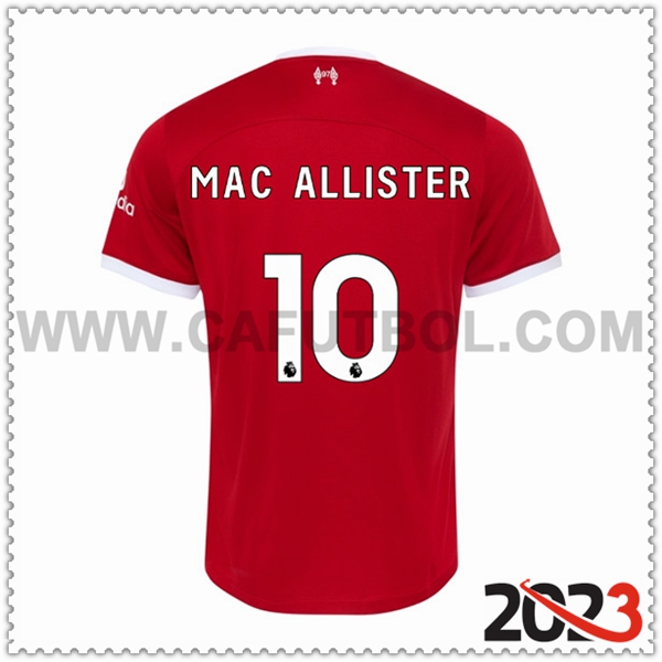 Primera Camiseta Futbol FC Liverpool MAC ALLISTER #10 2023 2024