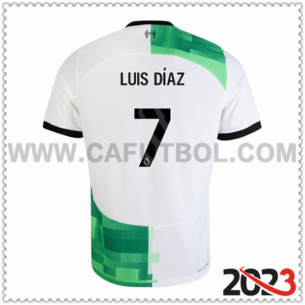 Segunda Camiseta Futbol FC Liverpool LUIS DÍAZ #7 2023 2024