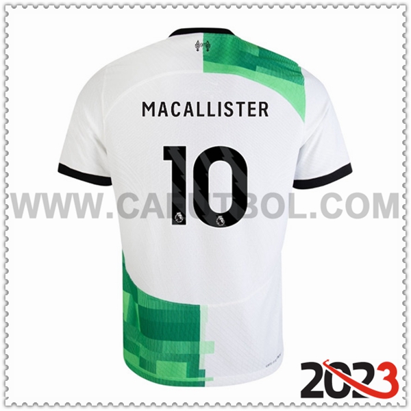 Segunda Camiseta Futbol FC Liverpool MAC ALLISTER #10 2023 2024