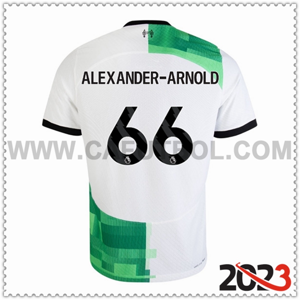 Segunda Camiseta Futbol FC Liverpool ALEXANDER-ARNOLD #66 2023 2024