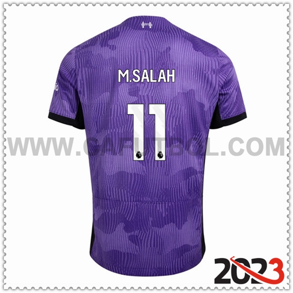 Tercera Camiseta Futbol FC Liverpool M.SALAH #11 2023 2024