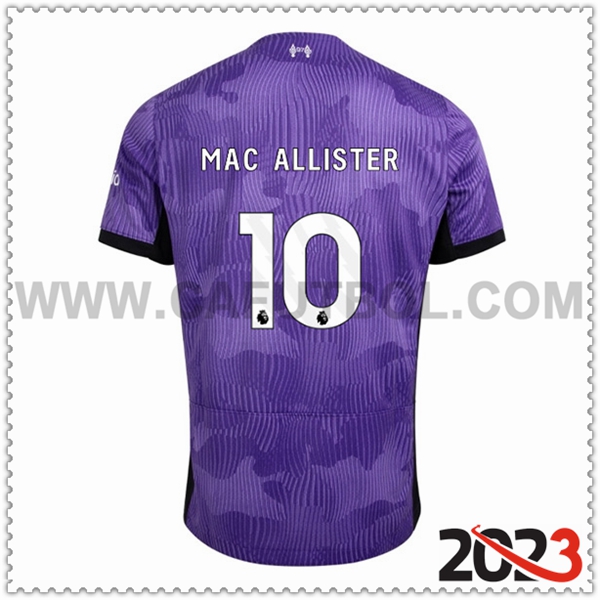 Tercera Camiseta Futbol FC Liverpool MAC ALLISTER #10 2023 2024