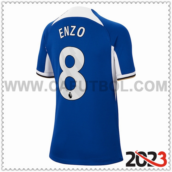 Primera Camiseta Futbol FC Chelsea NKUNKU #8 2023 2024