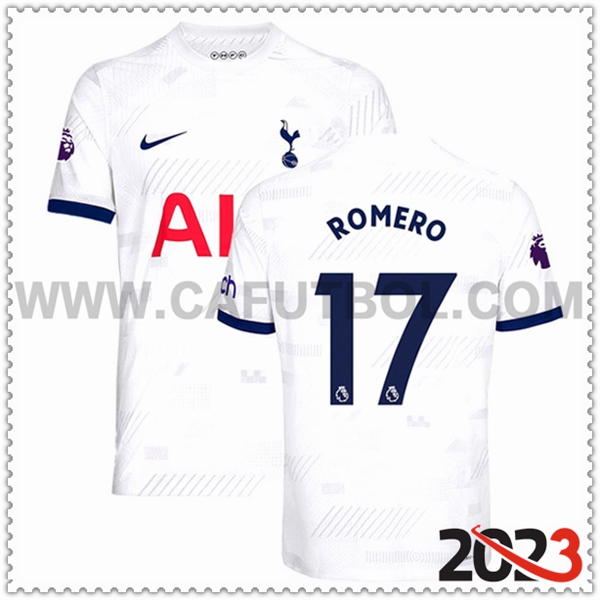 Primera Camiseta Futbol Tottenham Hotspurs ROMERO #17 2023 2024