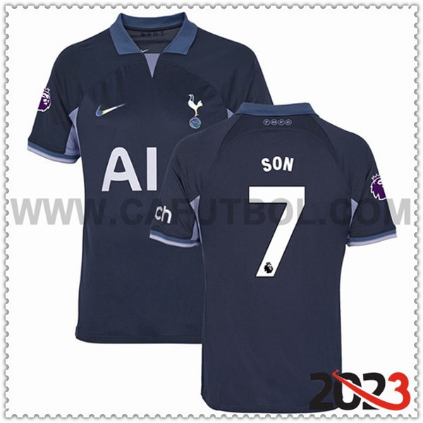 Segunda Camiseta Futbol Tottenham Hotspurs SON #7 2023 2024