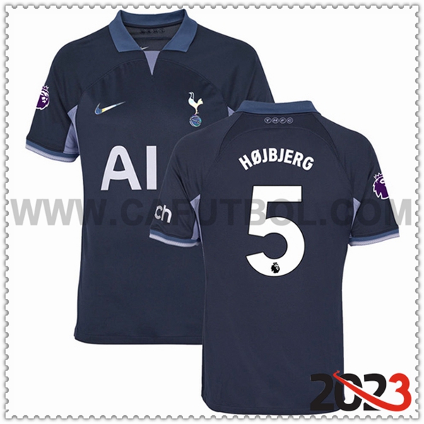 Segunda Camiseta Futbol Tottenham Hotspurs HÖJBJERG #5 2023 2024