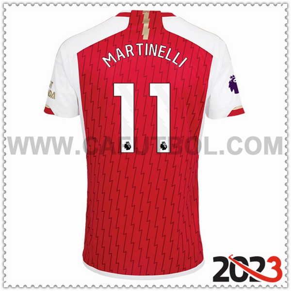 Primera Camiseta Futbol Arsenal MARTINELLI #11 2023 2024