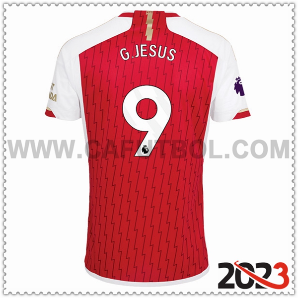 Primera Camiseta Futbol Arsenal G.JESUS #9 2023 2024