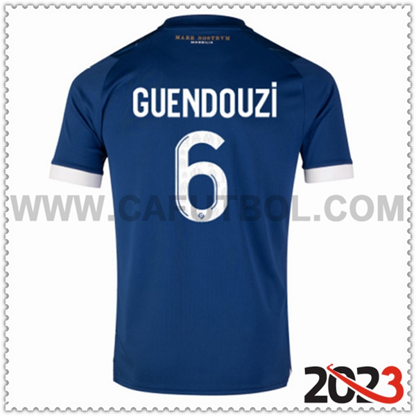 Segunda Camiseta Futbol Marsella OM GUENDOUZI #6 2023 2024