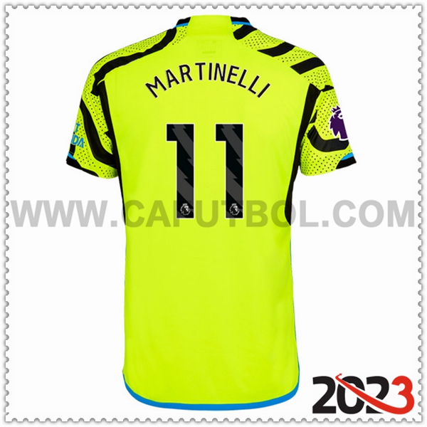 Segunda Camiseta Futbol Arsenal MARTINELLI #11 2023 2024