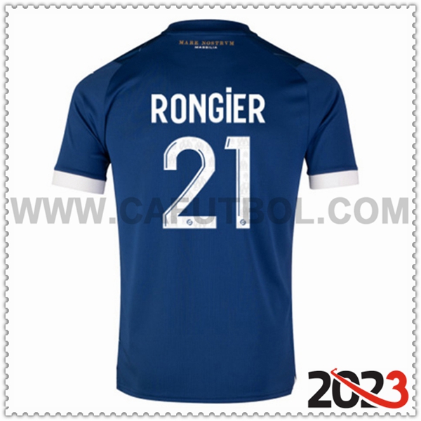 Segunda Camiseta Futbol Marsella OM RONGIER #21 2023 2024
