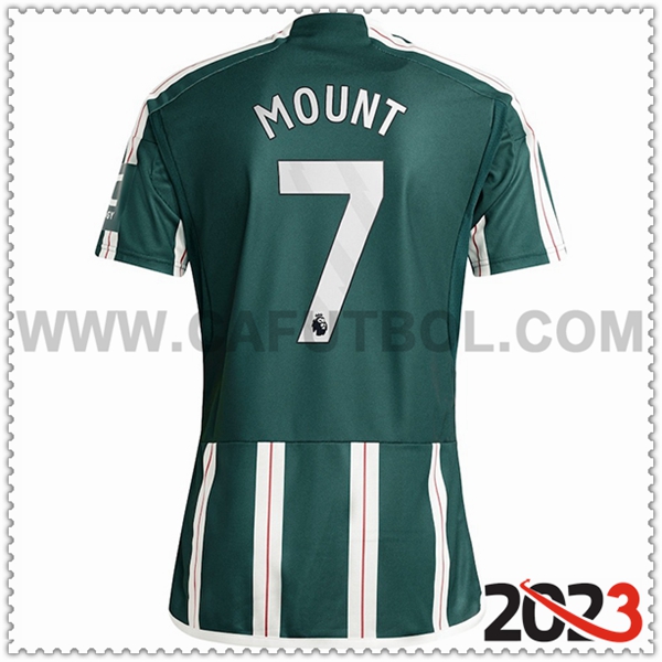 Segunda Camiseta Futbol Manchester United MOUNT #7 2023 2024