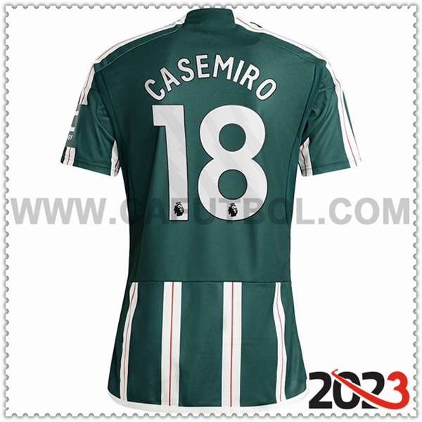 Segunda Camiseta Futbol Manchester United CASEMIRO #18 2023 2024