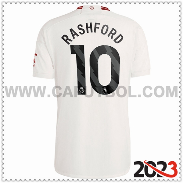 Tercera Camiseta Futbol Manchester United RASHFORD #10 2023 2024