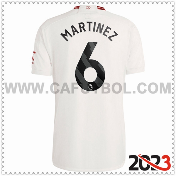 Tercera Camiseta Futbol Manchester United MARTINEZ #6 2023 2024