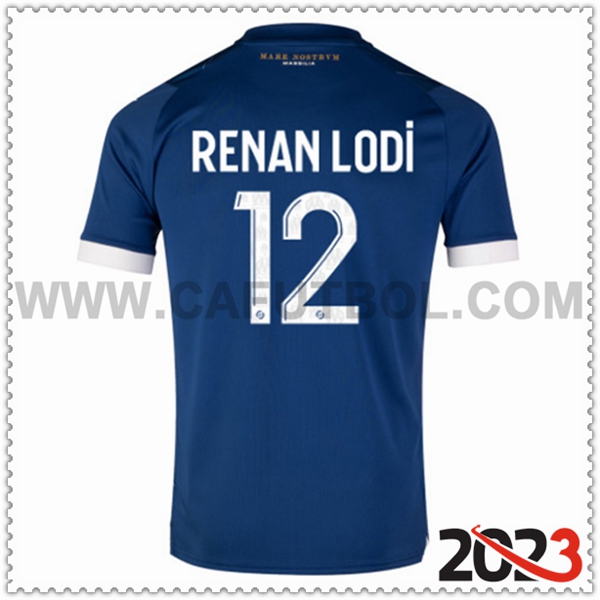 Segunda Camiseta Futbol Marsella OM RENAN LODI #12 2023 2024