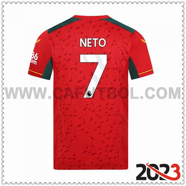 Segunda Camiseta Futbol Wolves NETO #7 2023 2024
