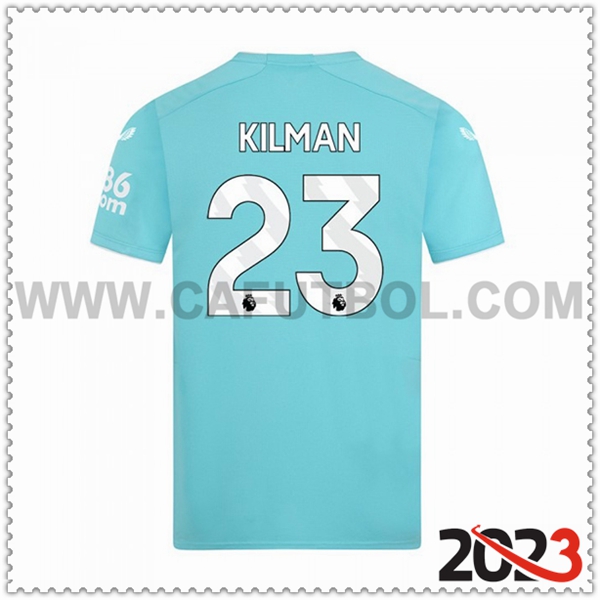 Tercera Camiseta Futbol Wolves KILMAN #23 2023 2024