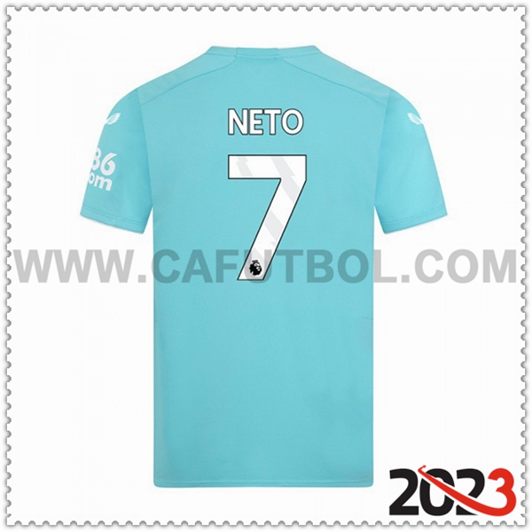 Tercera Camiseta Futbol Wolves NETO #7 2023 2024