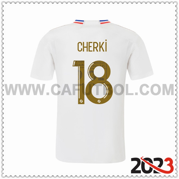 Primera Camiseta Futbol Lyon OL CHERKI #18 2023 2024