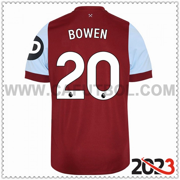 Primera Camiseta Futbol West Ham BOWEN #20 2023 2024