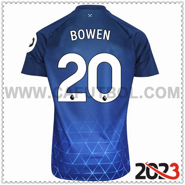 Tercera Camiseta Futbol West Ham BOWEN #20 2023 2024