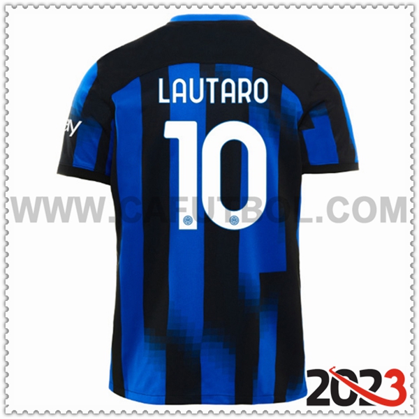 Primera Camiseta Futbol Inter Milan LAUTARO #10 2023 2024