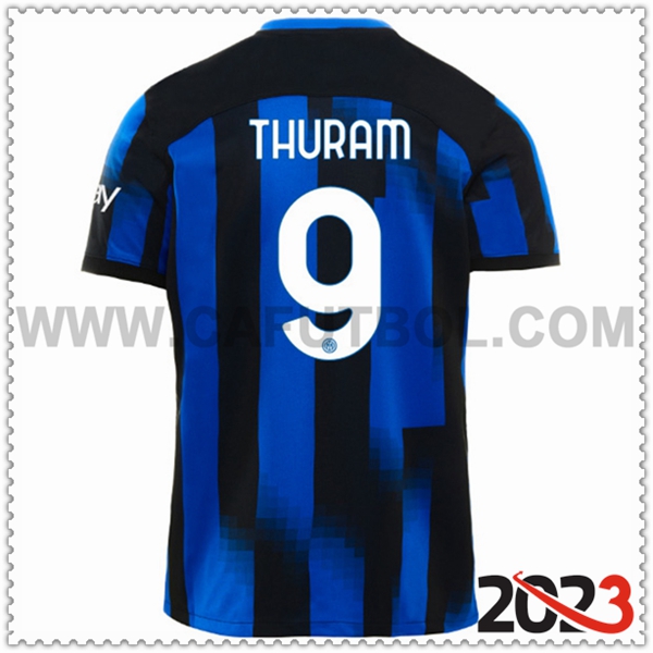 Primera Camiseta Futbol Inter Milan THURAM #9 2023 2024