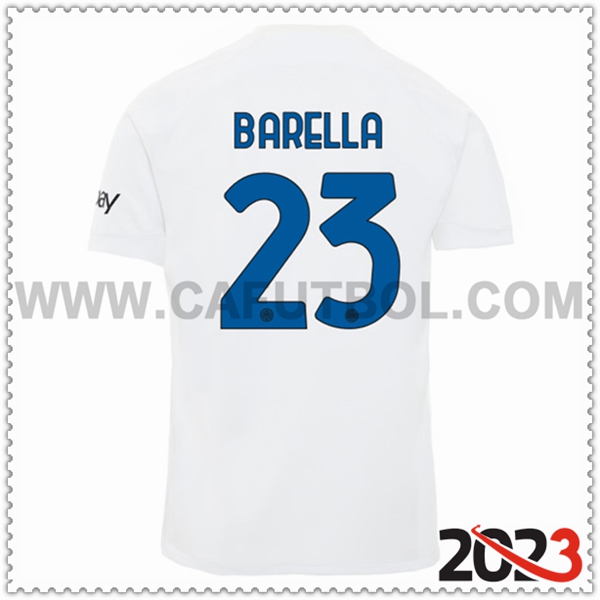 Segunda Camiseta Futbol Inter Milan BARELLA #23 2023 2024